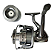 Molinete De Pesca Sahara Elite 3 Rolamentos 40 50 60 70 80 Carretel em A.B.S + Carretel em alumínio com Manivela Ambides - Imagem 3