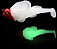 Peixe Saltitante de silicone de fundo Peixes Tucunaré Dourado Traíra Robalo Black Bass 8 cm 14 Gramas - Imagem 2