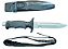 Faca Fishing de Pesca Mergulho Inox ST-212 Sahara 14 cm  Lâmina: Serrilhada Acompanha uma Bainha em Polímero com Trava - Imagem 6