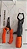 Kit Alicate Corte 14 cm + Pega Peixe 20 cm Modelo A-22 Aço Inoxidável 195 g Cores: Laranja, Verde, Preto, Rosa e Azul - Imagem 3