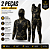 Roupa De Mergulho Tiger 3 mm Neoprene Duplo Nylon Jardineira e Macacão Camuflada Caça Sub Camuflagem P, M, G, GG E XGG - Imagem 7
