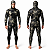 Roupa De Mergulho Tiger 3 mm Neoprene Duplo Nylon Jardineira e Macacão Camuflada Caça Sub Camuflagem P, M, G, GG E XGG - Imagem 1