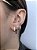 Argola Oval P com Micro Zircônias Cristal - Imagem 3