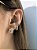 Brinco Gota Zircônia Cristal 12x8mm - Imagem 4