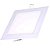 KIT 3 Painel de Embutir LED, 18W 22 BR6500K Bivolt, Quadrado, Branco - Imagem 1
