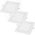 KIT 3 Painel LED 12W de Embutir Quadrado 17 cm, Bivolt, 3000K Luz Branco Frio, Avant - Imagem 1