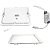 KIT 3 Painel de Embutir LED, 18W Bivolt, 22 3000K Quadrado, Branco - Imagem 3