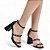 Sandália Via Marte Salto Bloco Feminina - Imagem 3
