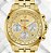 Relógio Bulova Gold 97b217 Novo Com Box E Certificado Bulova - Imagem 3