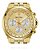 Relógio Bulova Gold 97b217 Novo Com Box E Certificado Bulova - Imagem 1