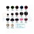 Kit 560 Peças Olho Focinho Pelúcia Amigurumi Artesanato Boneco - Lanmax - Imagem 6