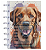 Caderno de disco Pet Glitter A5 - 003 - Labrador Marrom - Imagem 1