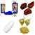 Kit com uma unidade de cada Osun Efun Yerosun e wagi (elementos) - Imagem 1
