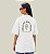 Camiseta Oversized Feminina Branca Algodão Premium WSS Yellow Bloom - Imagem 3