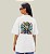 Camiseta Oversized Feminina Branca Algodão Premium WSS Street Rat - Imagem 3