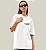 Camiseta Oversized Feminina Branca Algodão Prime WSS Cash Clown - Imagem 2