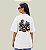 Camiseta Oversized Feminina Branca Algodão Prime WSS Cash Clown - Imagem 3