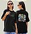 Camiseta Oversized Feminina Preta Algodão Premium WSS Street Rat - Imagem 1