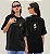 Camiseta Oversized Feminina Preta Algodão Premium WSS Yellow Bloom - Imagem 1