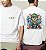 Camiseta Oversized Masculina Branca Algodão Premium WSS Street Rat - Imagem 1
