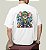 Camiseta Oversized Masculina Branca Algodão Premium WSS Street Rat - Imagem 3
