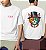 Camiseta Oversized Masculina Branca Algodão Premium WSS Scarcat - Imagem 1