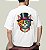 Camiseta Oversized Masculina Branca Algodão Premium WSS Scarcat - Imagem 3