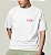 Camiseta Oversized Masculina Branca Algodão Premium WSS Scarcat - Imagem 2