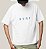 Camiseta Oversized Masculina Branca Algodão Premium WSS Surf Blue - Imagem 1