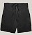 Bermuda Praia Masculina Hibrida Preta Elastano Tactel WSS Brasil Basic - Imagem 1