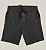 Bermuda Moletom Masculina Preta Estonada WSS Brasil Diamond - Imagem 1