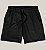 Kit 2 Bermudas Academia Praia Corrida Masculina Elastano Premium Tactel WSS Brasil Preto e Cinza - Imagem 4