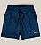 Bermuda Masculina Corrida Academia Elastano Premium Azul Tactel WSS Brasil Never Give Up! - Imagem 1