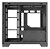 Gabinete Gamer Redragon Scalpel Sem Fans Gc-628 Com Led Argb Preto - Imagem 5