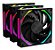 Kit 3 Fan Cooler Gamer Halo Argb Kalkan 5v Pwm 120mm Preto - Imagem 2