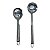 Conjunto Duplo de Cozinha Concha e Espatula Inox - Imagem 1