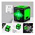Mini Nível Laser Verde 20M com Autonivelamento e Bateria USB - Imagem 4