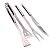 Kit Churrasco 3 Peças Aço Inox com Alça - Imagem 7