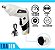Kit Mini Parafusaderia Sem Fio Recarregável 47pçs Bits - Imagem 4