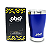 Copo Térmico com Tampa 473ml  aço inoxidável Oba Térmic Azul - Imagem 4