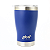 Copo Térmico com Tampa 473ml  aço inoxidável Oba Térmic Azul - Imagem 1