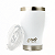 Copo Térmico com Tampa 473ml  aço inoxidável Oba Térmic Branco - Imagem 2