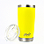 Copo Térmico com Tampa 591ml  aço inoxidável Oba Térmic Amarelo Neon - Imagem 2