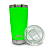 Copo Térmico com Tampa 591ml  aço inoxidável Oba Térmic Verde Neon - Imagem 4