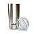 Copo Térmico com Tampa 591ml  aço inoxidável Oba Térmic Inox - Imagem 3