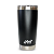 Copo Térmico com Tampa 591ml  aço inoxidável Oba Térmic Preto - Imagem 1