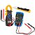 Kit Eletricista Profissional 3 Peças Multímetro Alicate Amperímetro Detector - Imagem 6