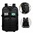 Mochila Tática Militar 50L com MOLLE e Patches Removíveis Preto - Imagem 1
