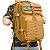 Mochila Tática Militar 50L com MOLLE e Patches Removíveis Bege - Imagem 5