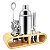 Kit para Bartender Profissional 12 Peças Inox com Coqueteleira 550ml - Imagem 1